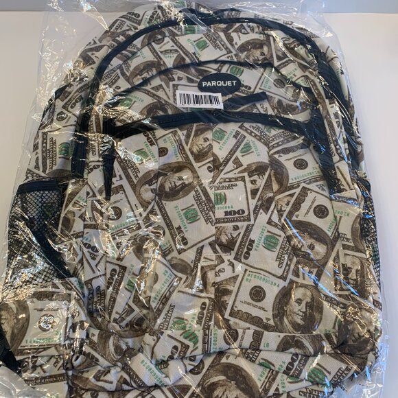 One Hundred Dollar Bill - Money Print Theme - Benjamin - Backpack- NWT - Picture 5 of 6